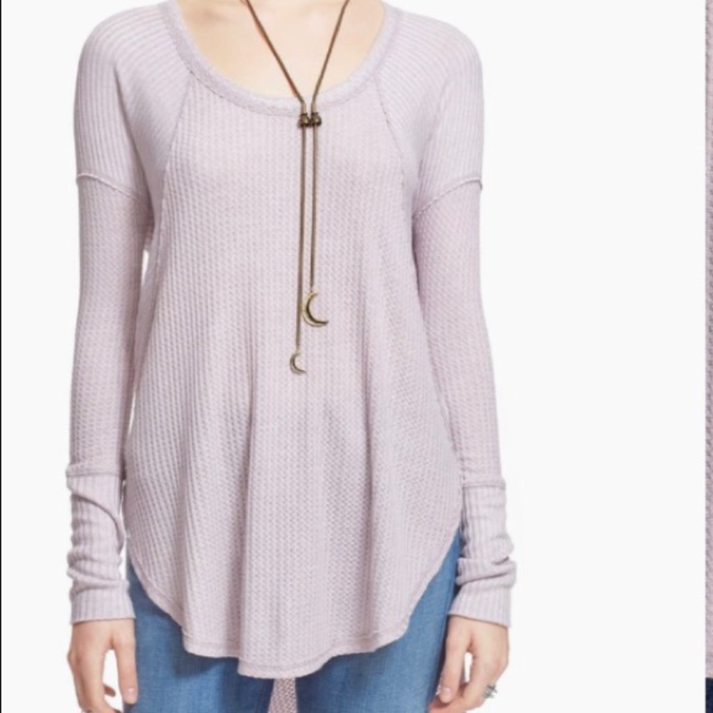Free People High/Low Thermal Top Size XS.